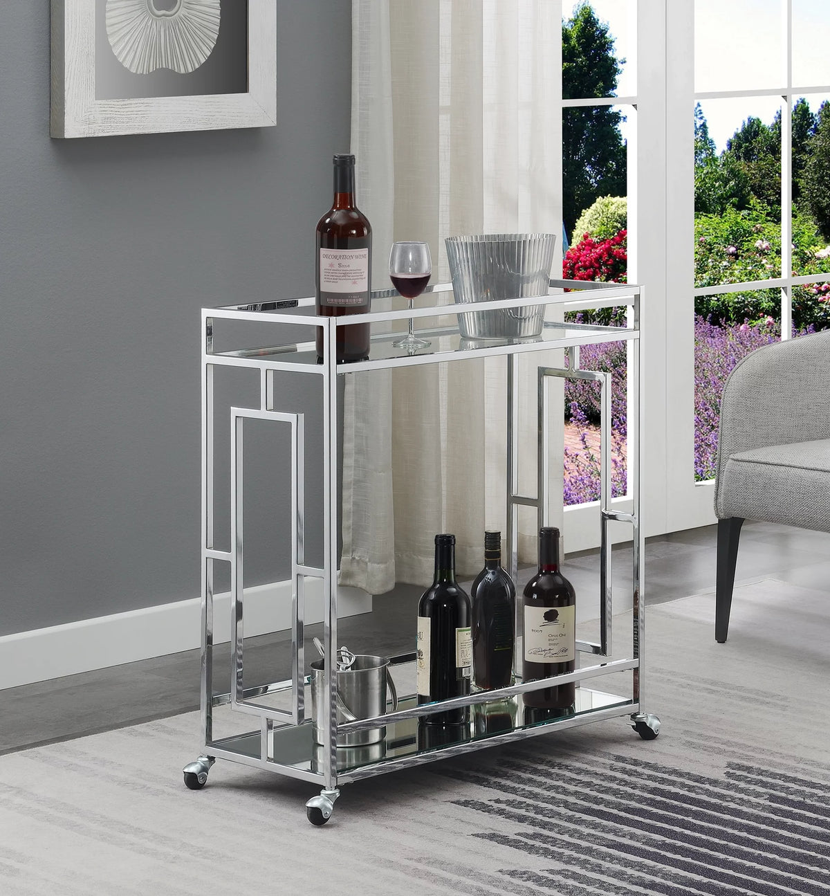 2 Tier Bar Cart B5820