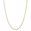 14k Yellow Gold Rope Chain Necklace V32951