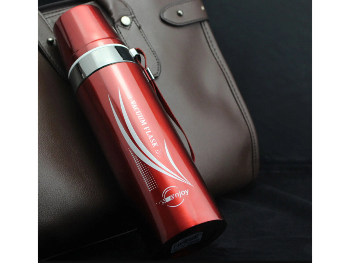 Red 750ML Stainless Steel Vacuum Flask Water Bottle G7070