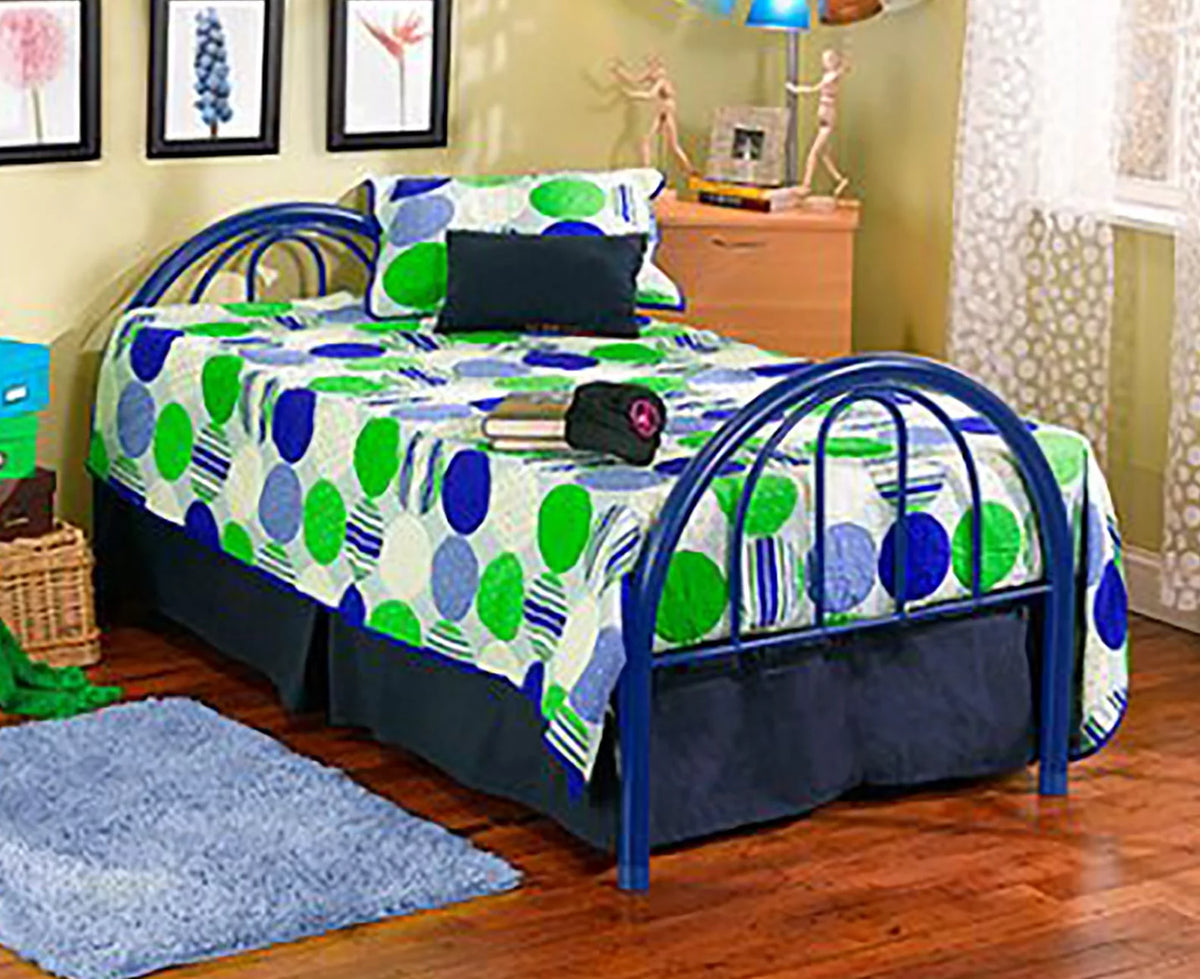 Pink Twin Metal Bed K65604