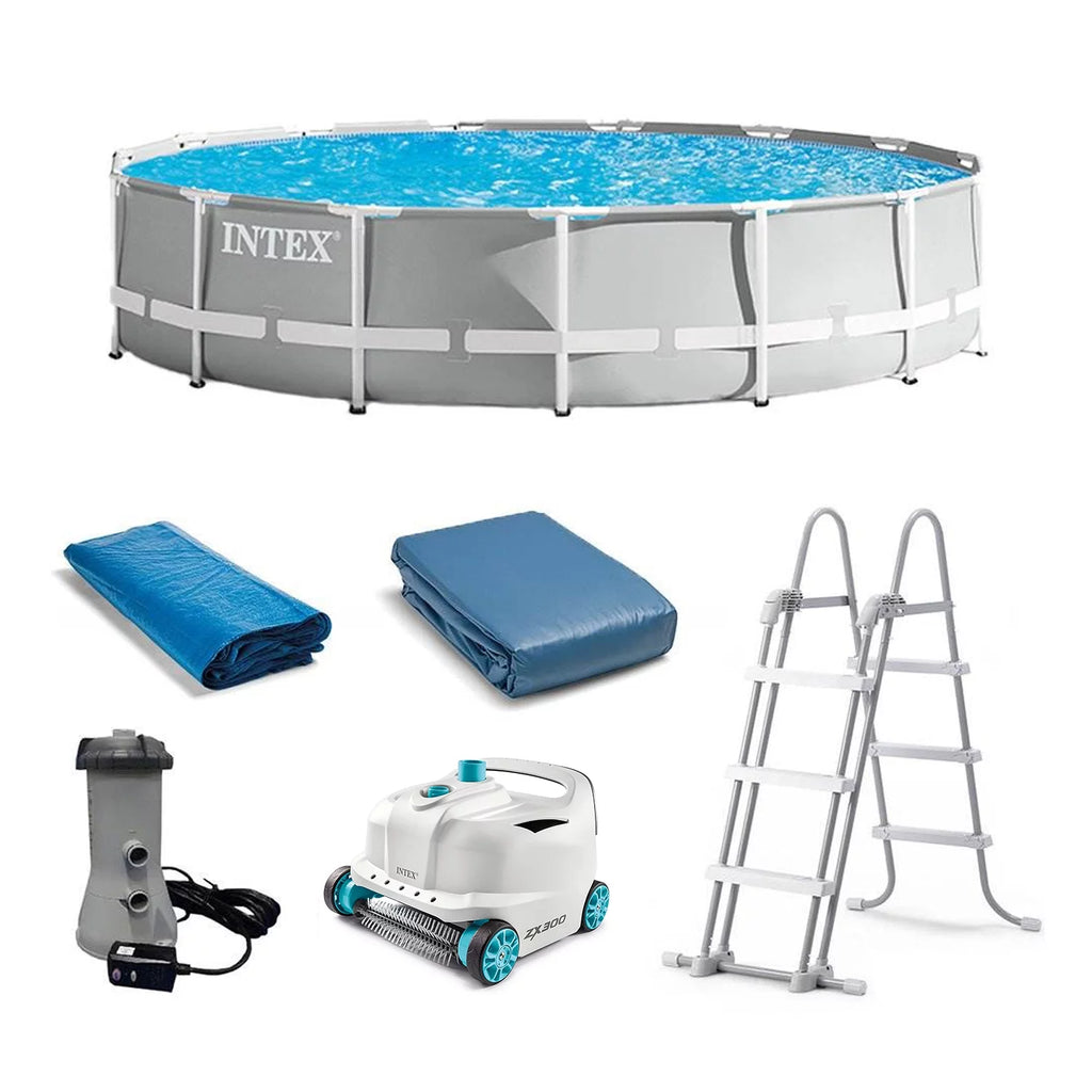 15ft x 42in Prism Frame Above Ground Swimming Pool Set E6763