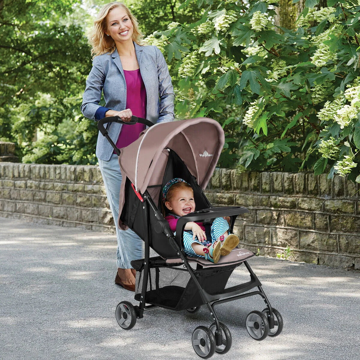 Foldable Lightweight Baby Stroller Pushchair S58379