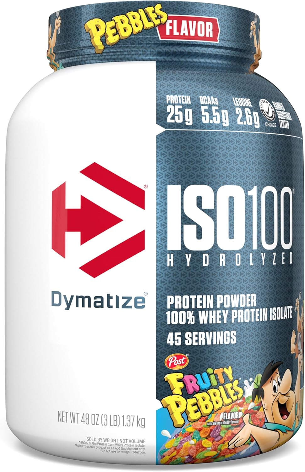 Hydrolyzed Whey Isolate Protein Powder, 25g Protein, 5.5g H568456