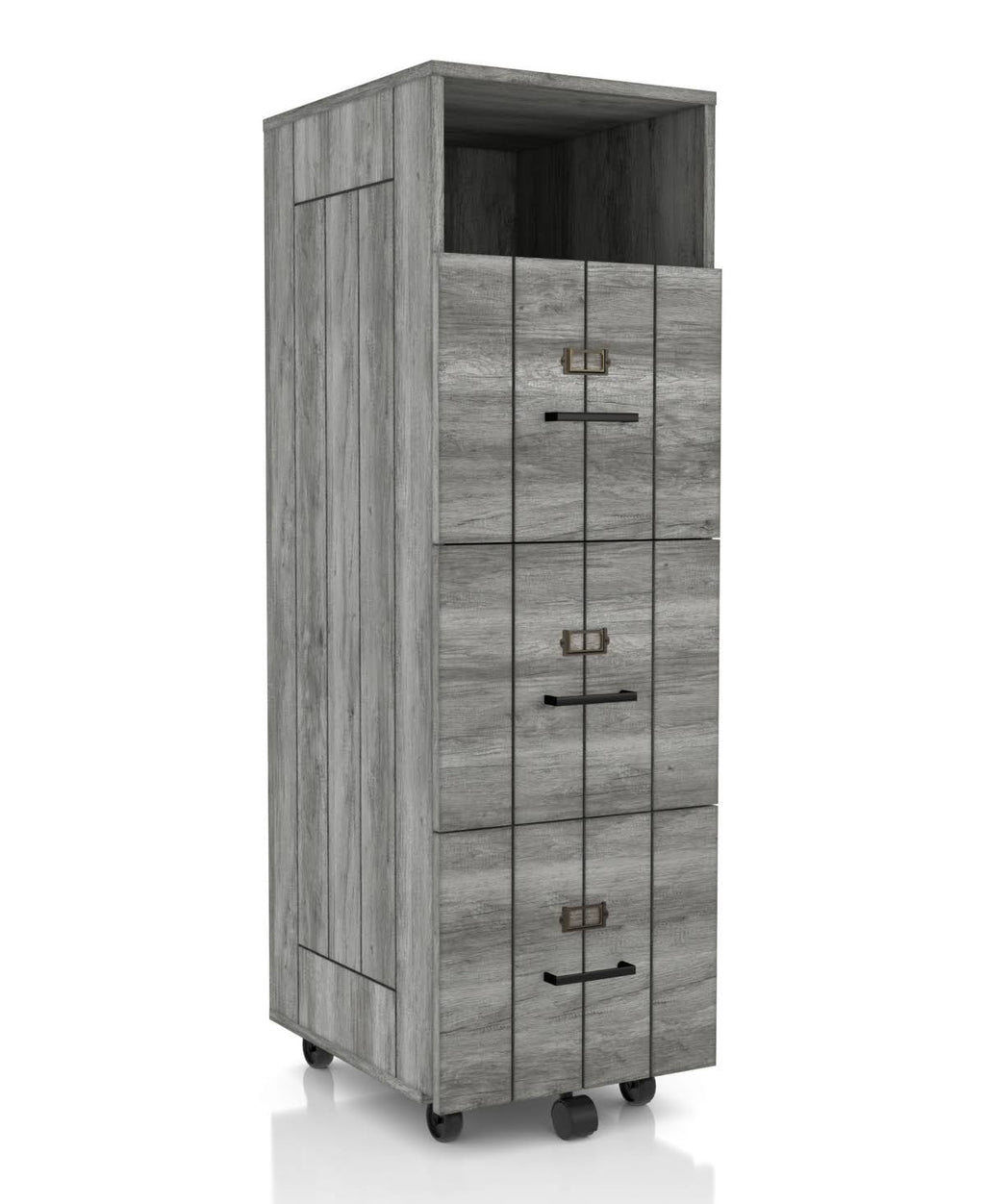 Gray 3-Drawer File Cabinet S853981