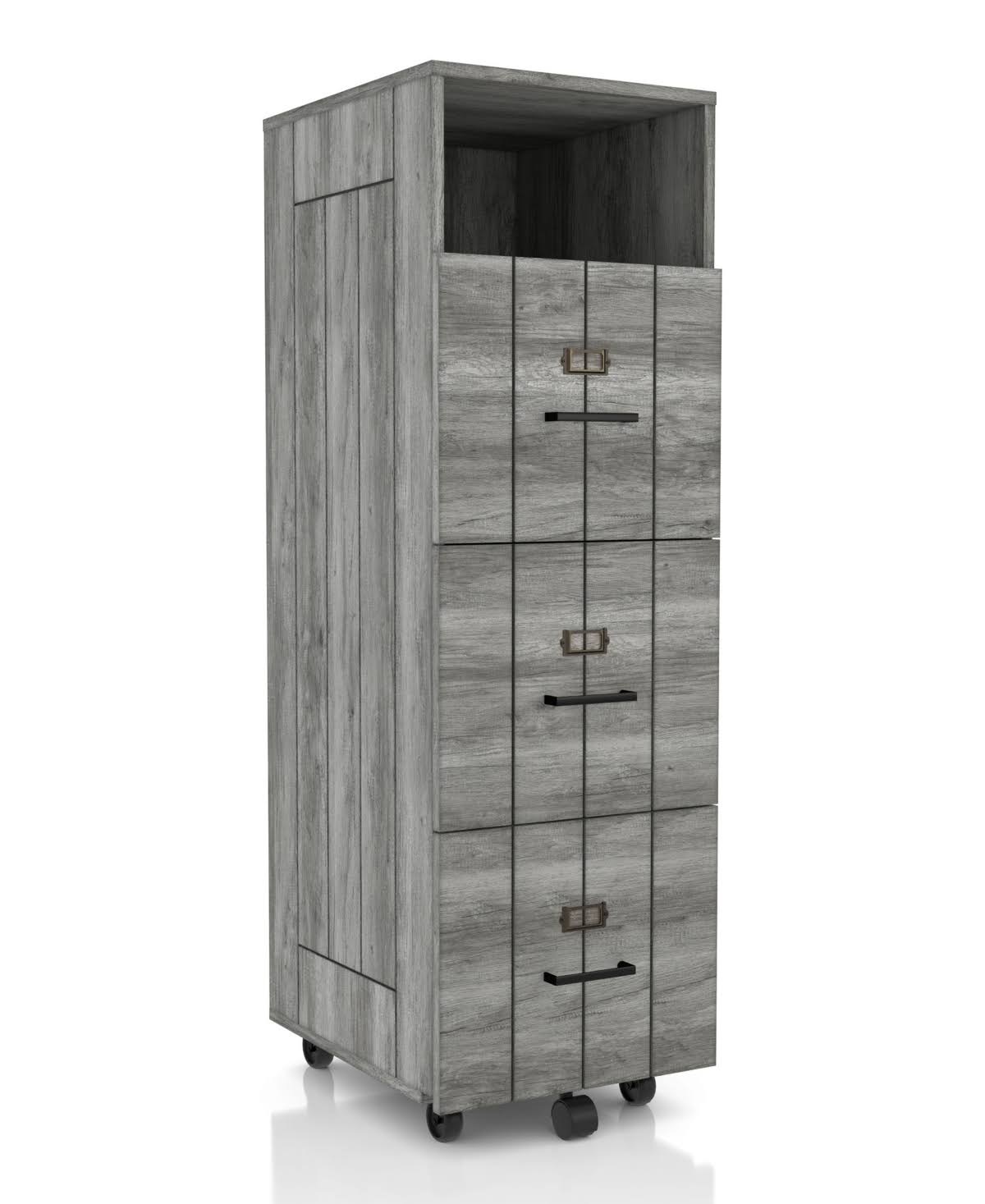 Gray 3-Drawer File Cabinet S853981