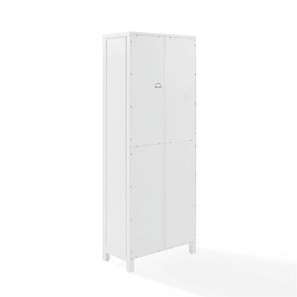 White Wood Storage Pantry T54273