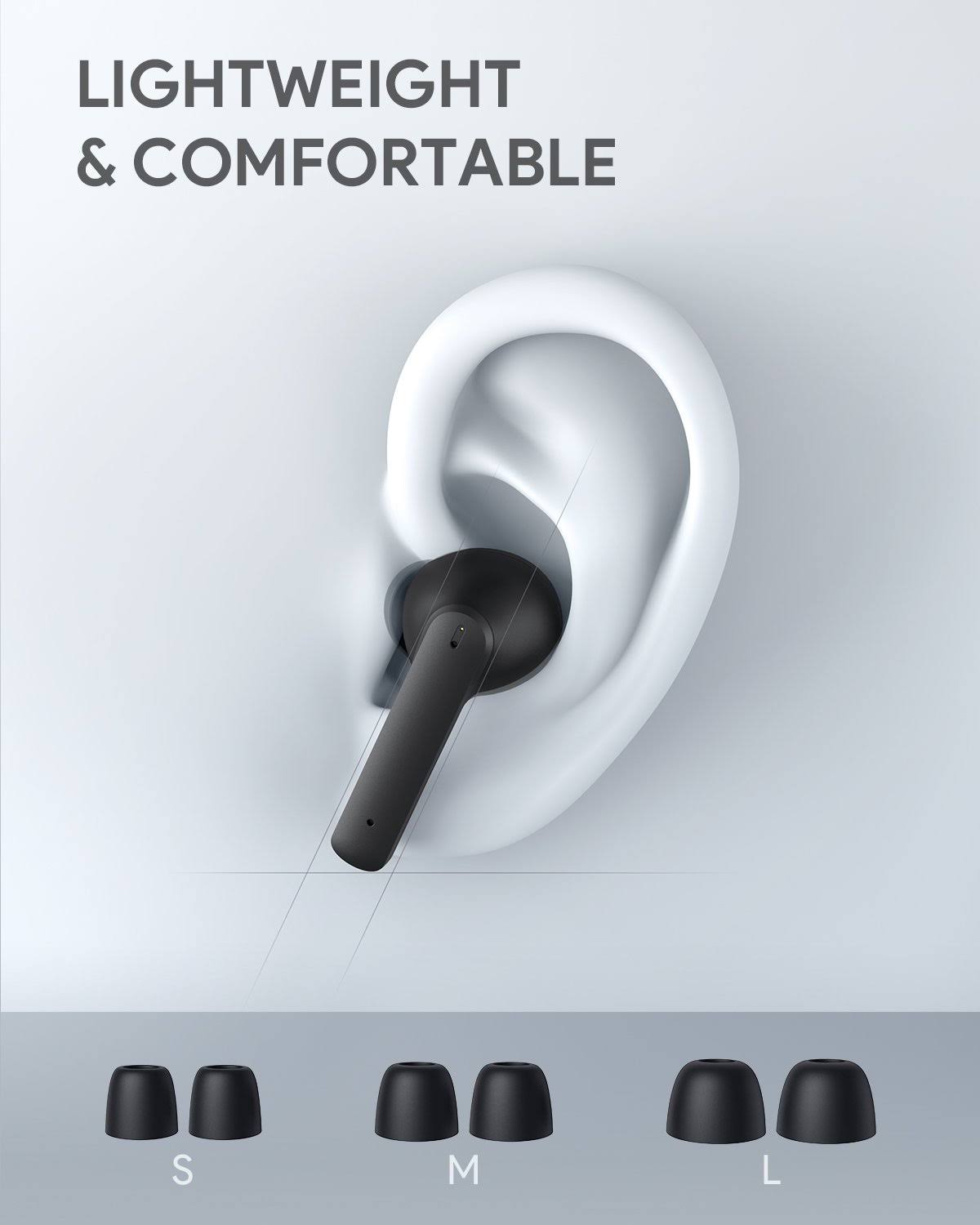 True Wireless Earbuds Active Noise Cancelling Bluetooth 5 A579306