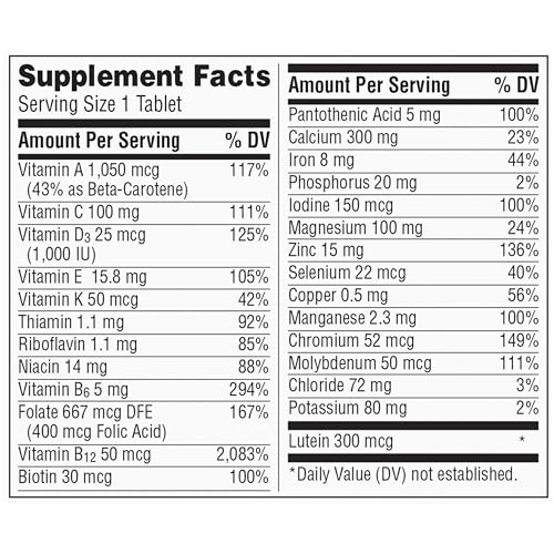 Women's Multivitamin 100 Count W3773
