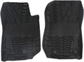 Black Front Row TPE Floor Mat Set for 2014-2018 Jeep Wrangler JK JKU D4356