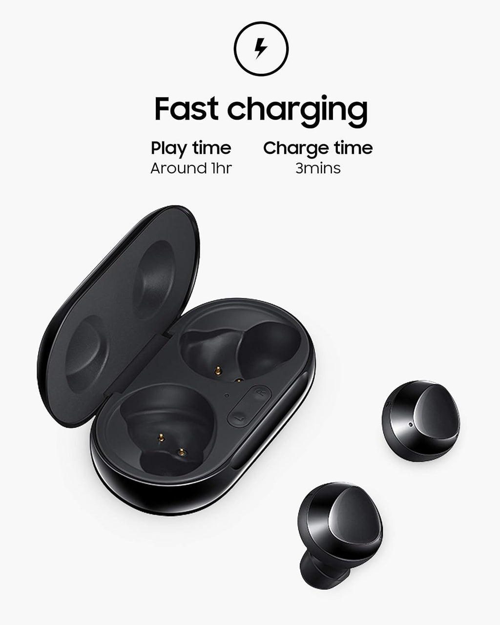 Black True Wireless Earbud Headphones G9982
