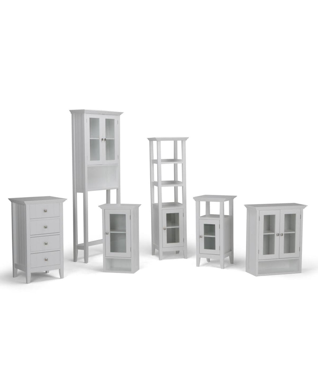 Double Door Wall Cabinet in Pure White T6873