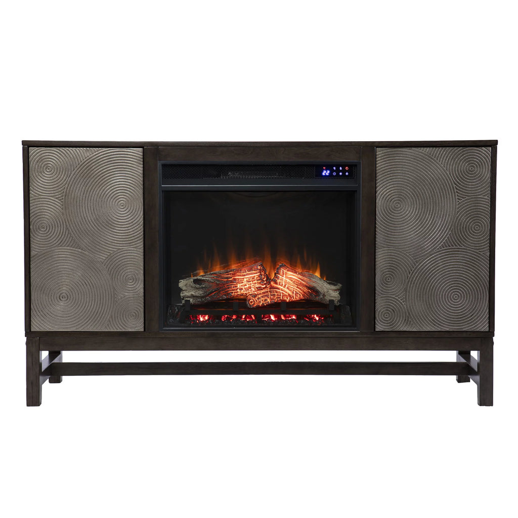 Electric Fireplace & Media Storage H460