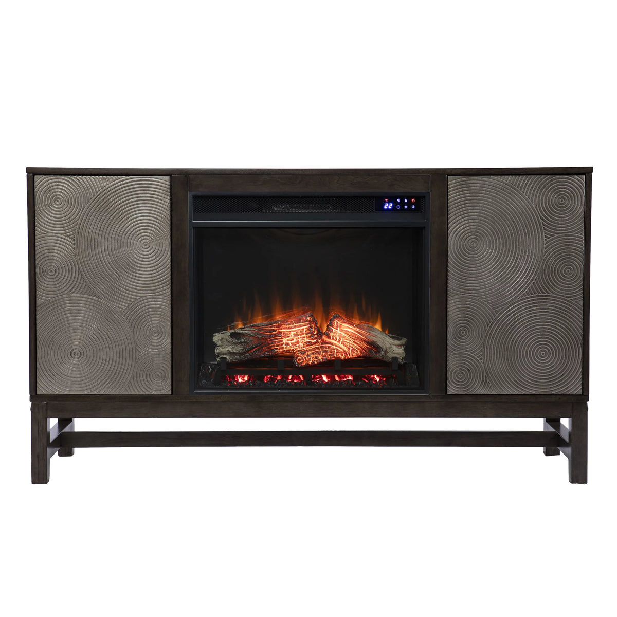 Electric Fireplace & Media Storage H460