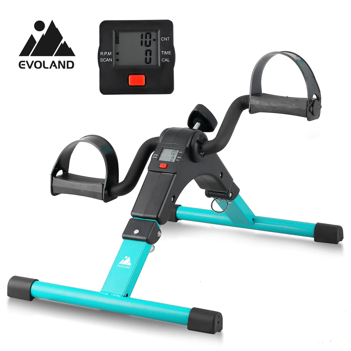 Folding Pedal Exerciser with LCD Display Q6502