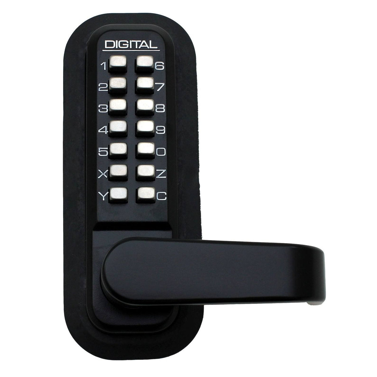 Passage Door Lever with Double Combination Mechanical Keyless Lock U10475