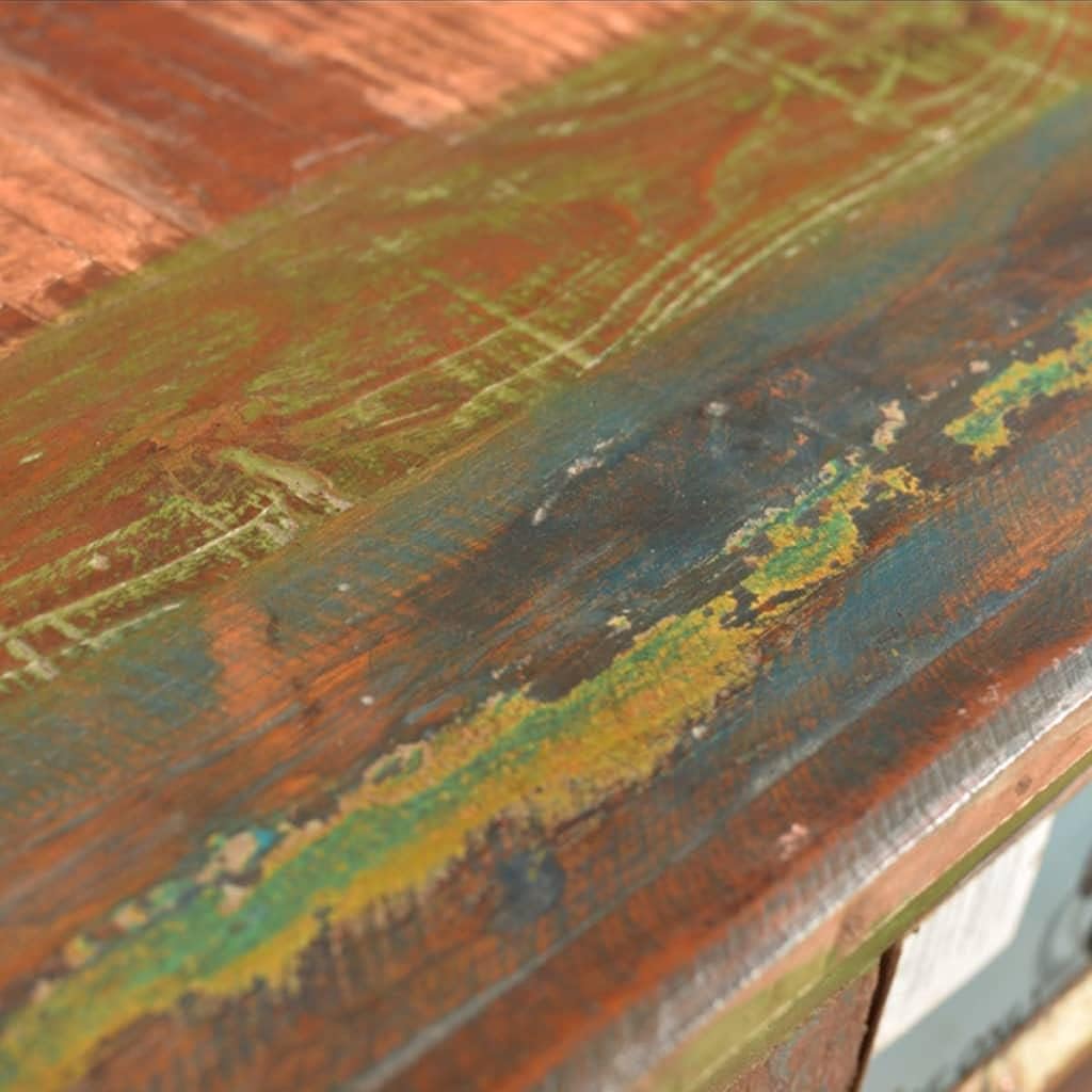 Solid Reclaimed Wood Cabinet 4 Drawers Sideboard Z2992