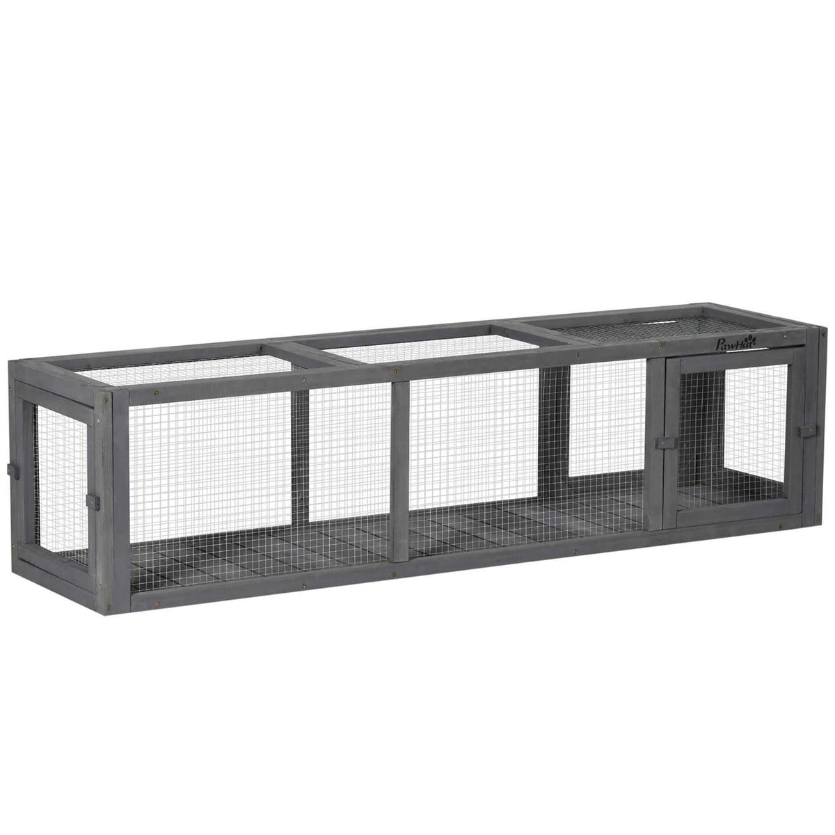 Wooden Outdoor Cat Tunnel with Weather Protection O5535