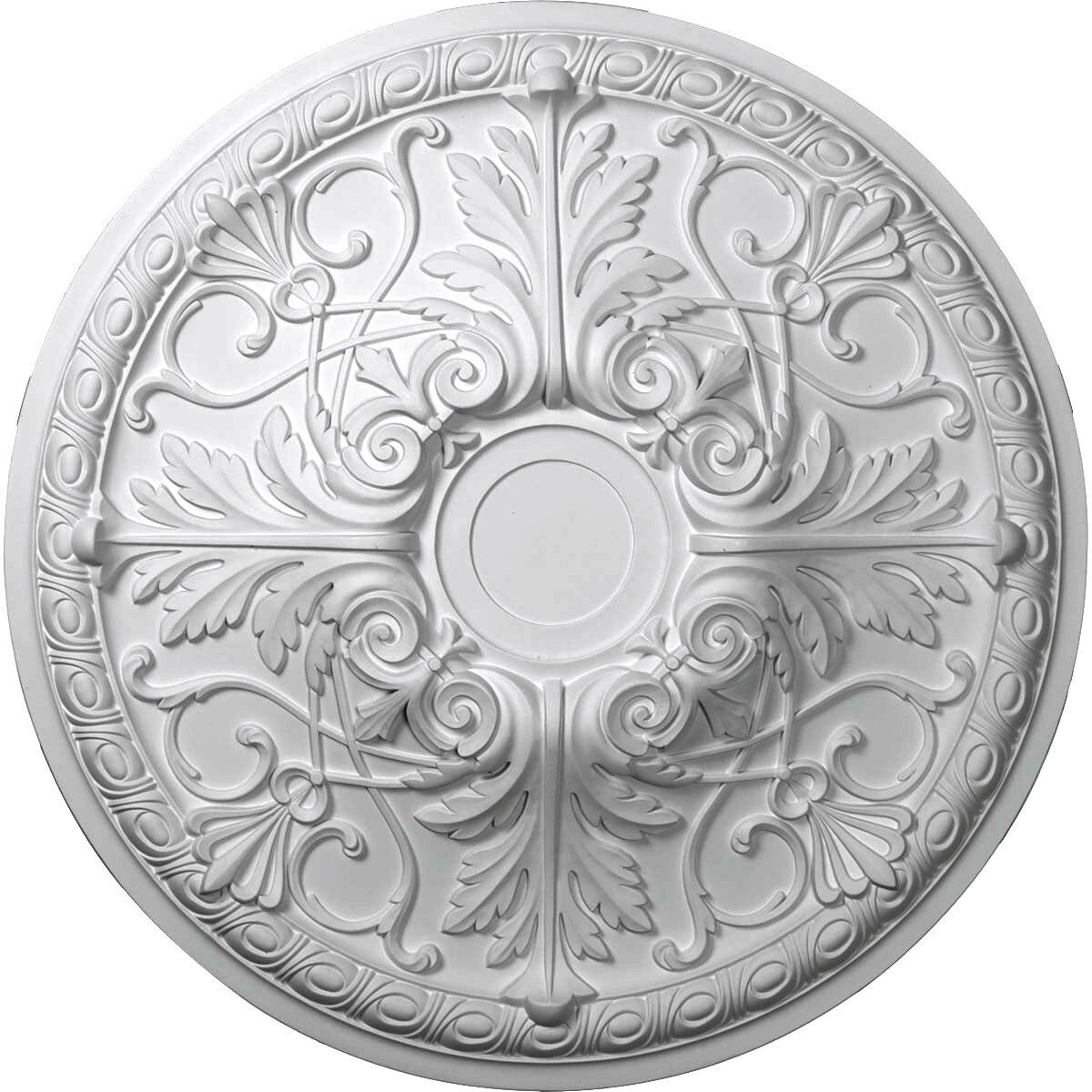 26x22OD x 3x22P Ceiling Medallion (Brass) O624812
