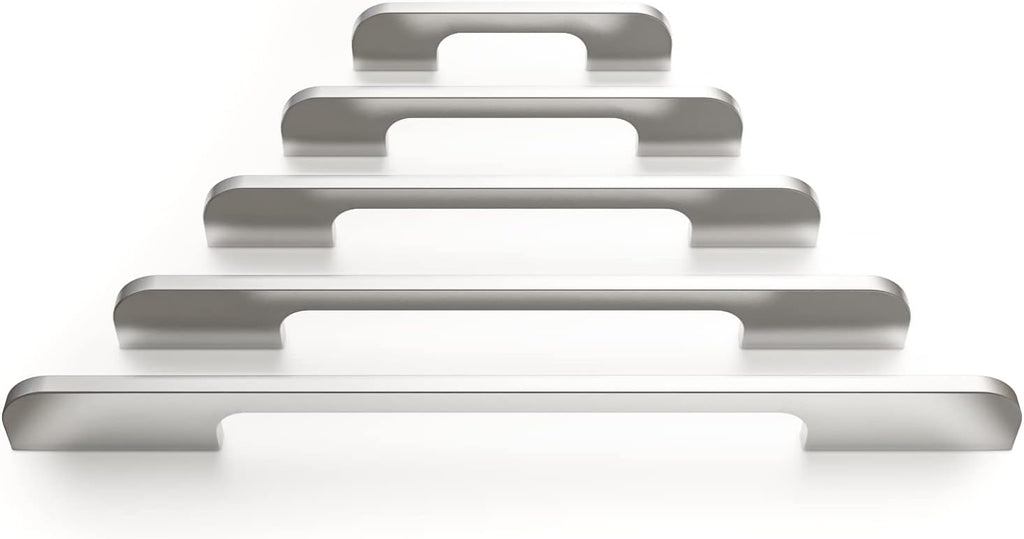 Solid Aluminum Cabinet Handles Silver Pack of 45 A769