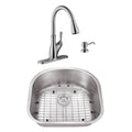 23-1/4x22 Stainless Steel Utility Sink and Faucet B725313
