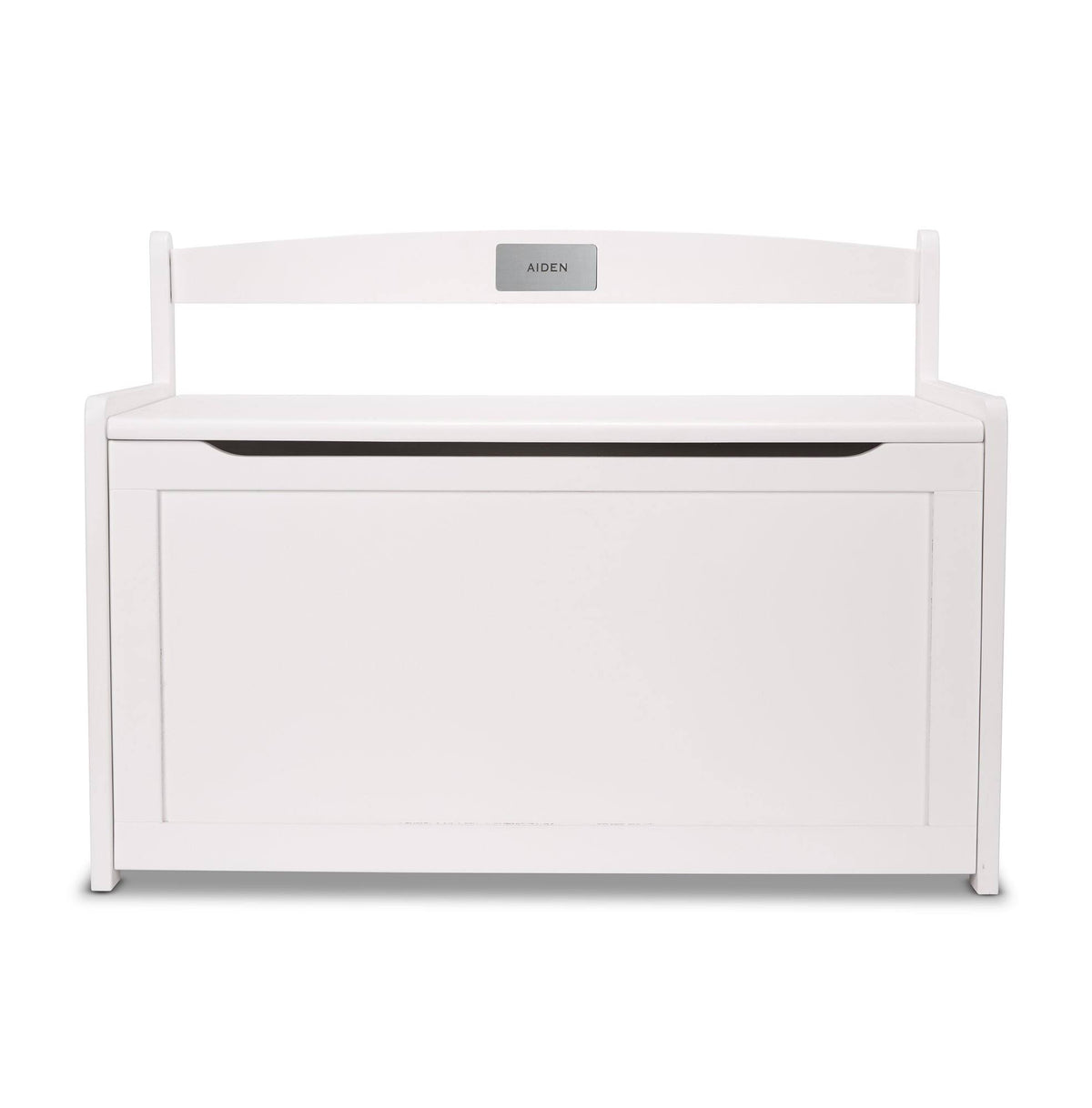 White Wooden Toy Chest X5531