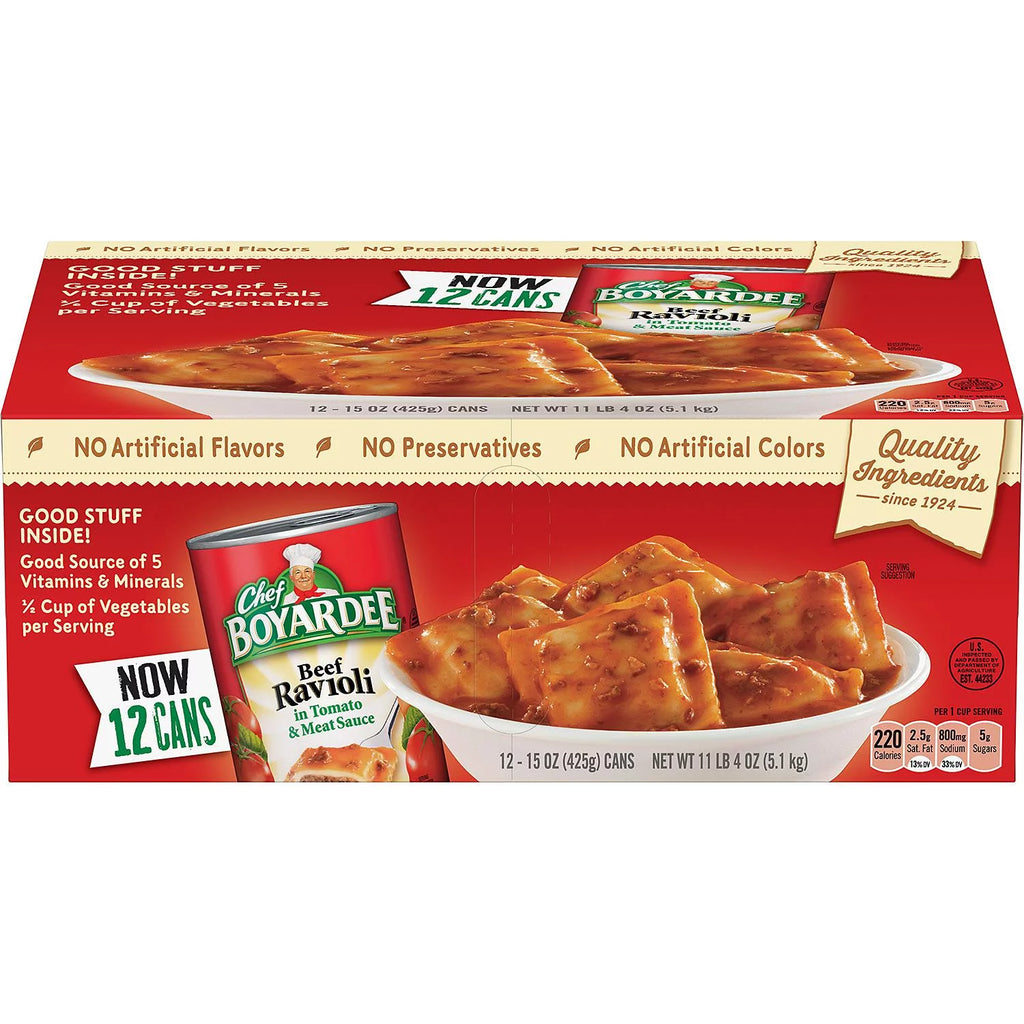 15 Ounce Can Beef Ravioli (Pack of 12) V579