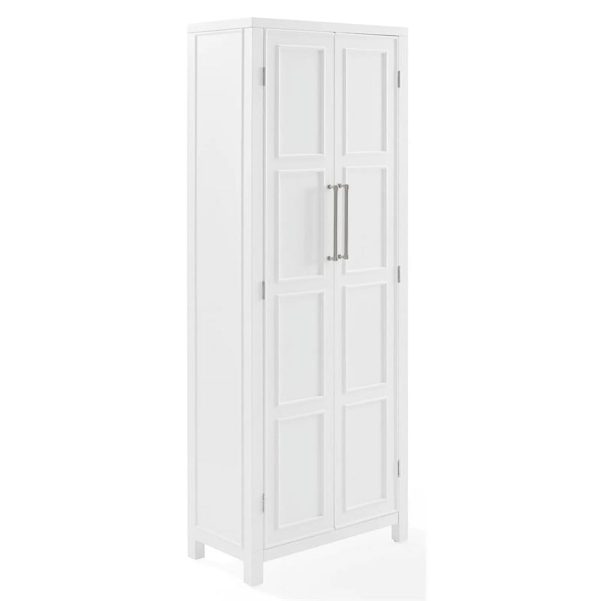 White Wood Storage Pantry T54273
