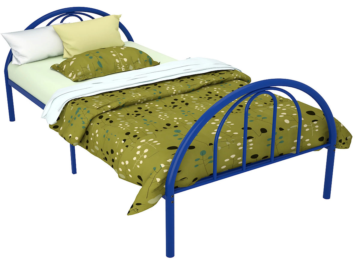Pink Twin Metal Bed K65604