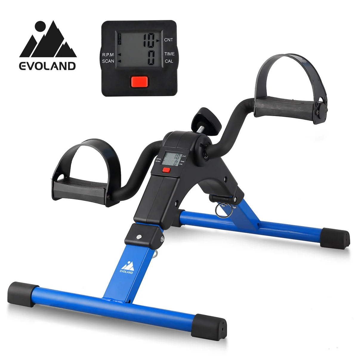 Folding Pedal Exerciser with LCD Display Q6502