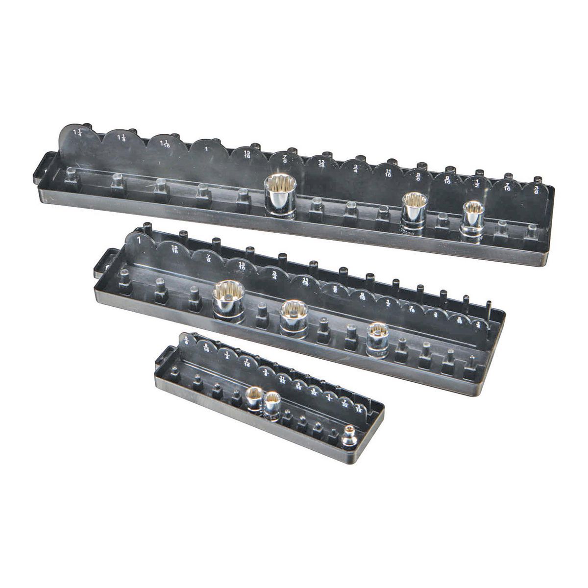 SAE Socket Tray/Organizer, 3 Piece S54702