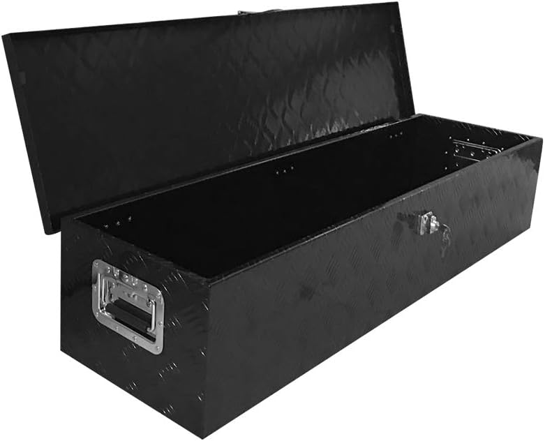 Black Aluminum Truck Bed Storage Toolbox T71211