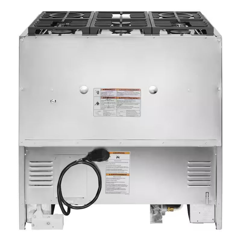 5.1 cu. ft. Dual Fuel 6-Burners Range in Scorched Orange D480