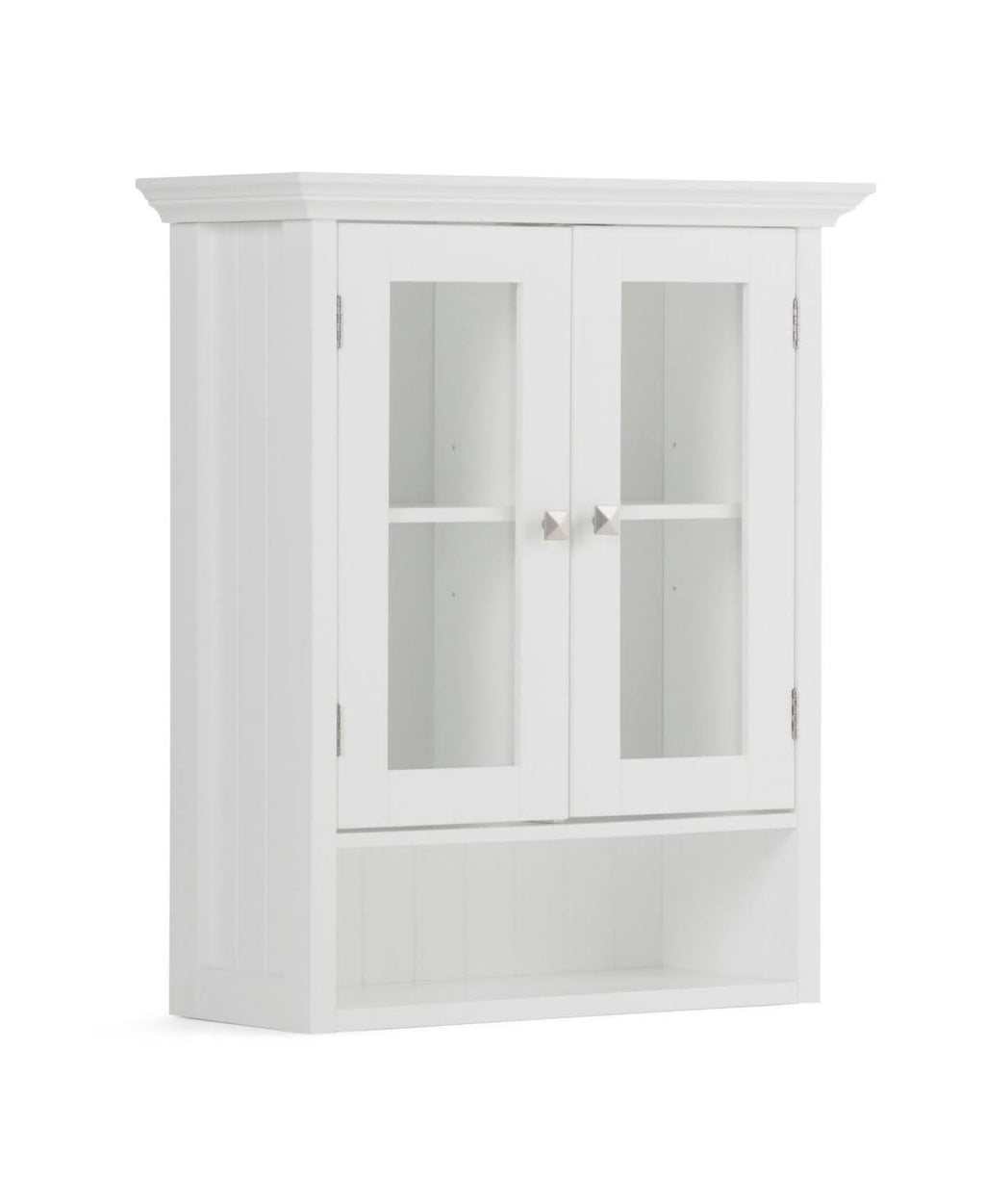 Double Door Wall Cabinet in Pure White T6873