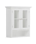 Double Door Wall Cabinet in Pure White T6873