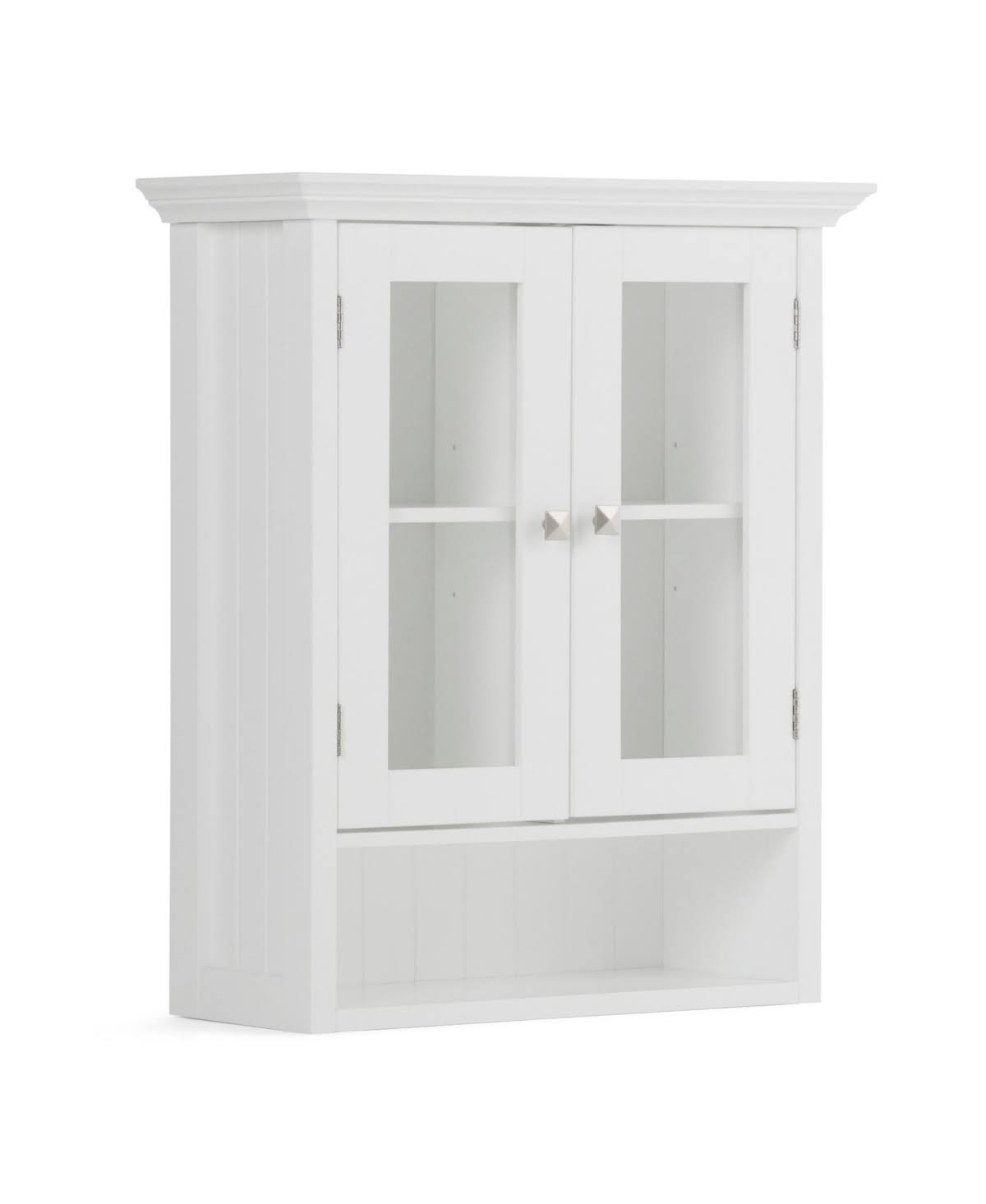 Double Door Wall Cabinet in Pure White T6873