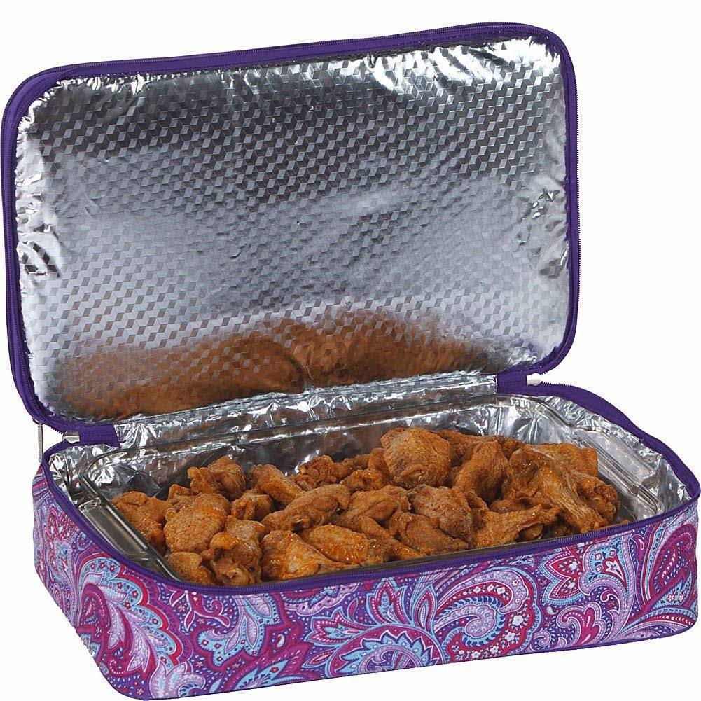 Turquoise Hot & Cold Food Carrier P1018