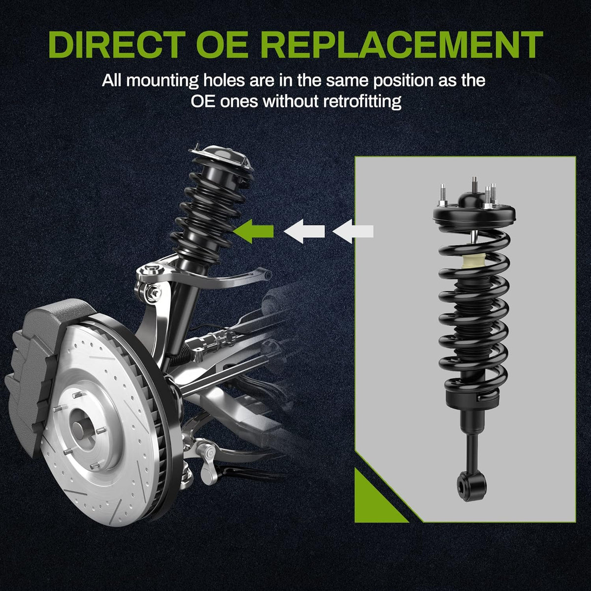 Complete Struts Front & Rear Shock Absorber X253152