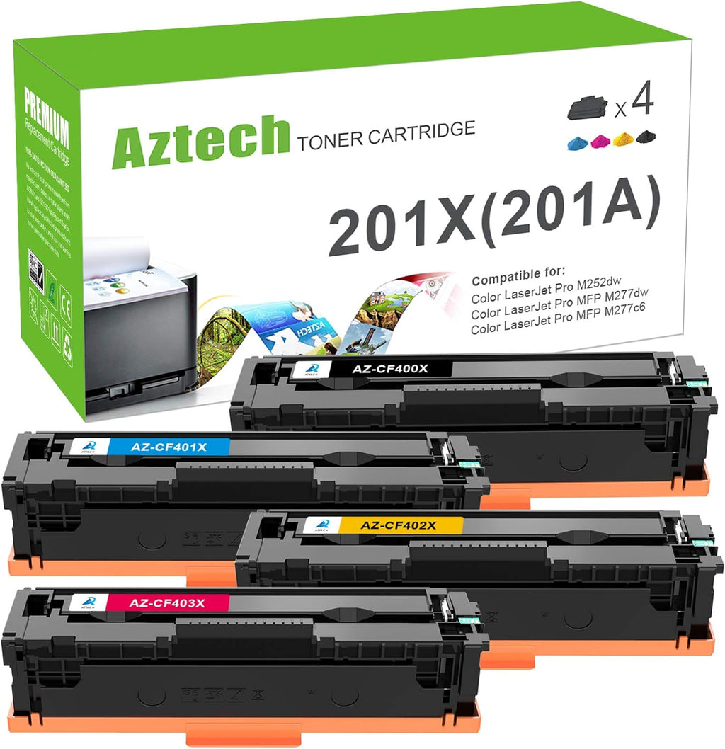 201X Toner Cartridge 4-Pack Black Cyan Yellow Magenta M111