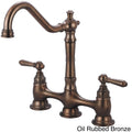 Oil Rubbed Bronze Two Handle Kitchen Faucet X243269