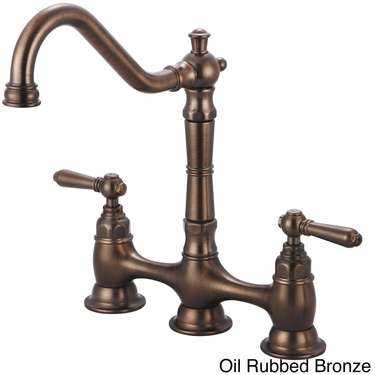 Oil Rubbed Bronze Two Handle Kitchen Faucet X243269