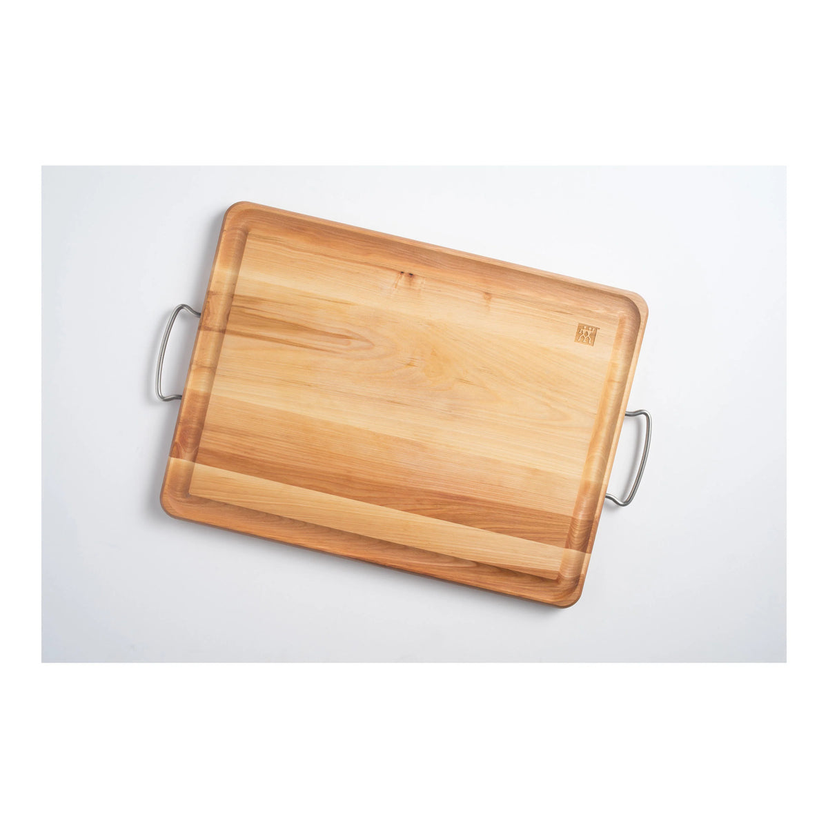 Birchwood Carving Board with Handles K746987