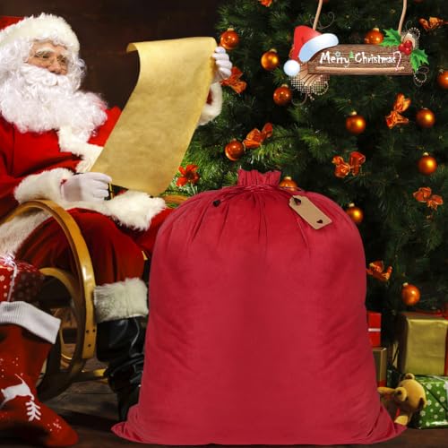 Velvet Drawstring Christmas Gift Bag I6321