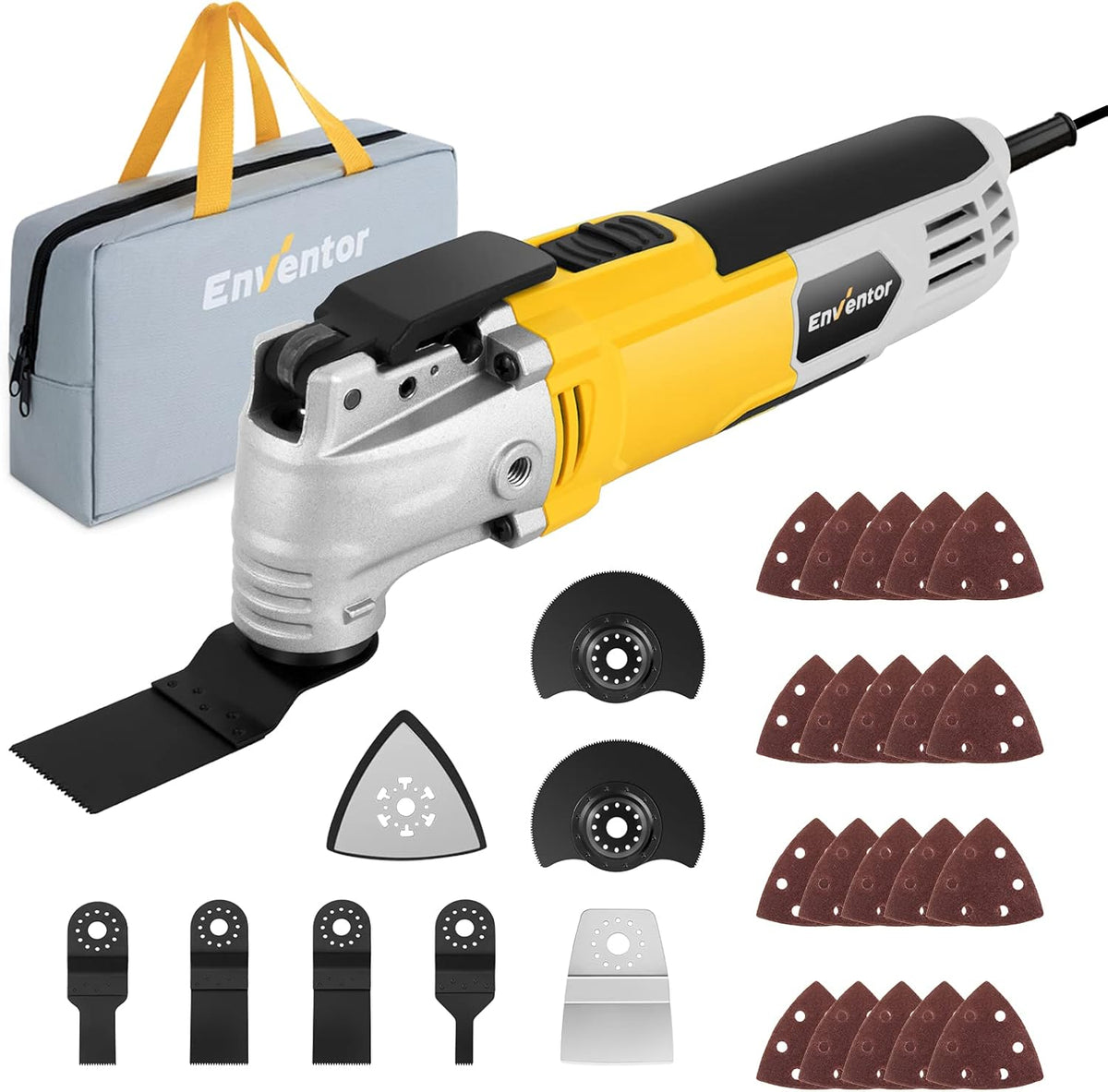 Oscillating Multitool with 6 Variable Speeds and 28pcs Accessories and Carrying Bag P29764