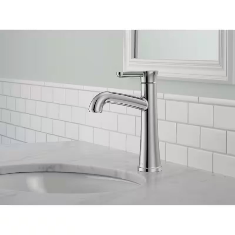 Single Handle Bathroom Faucet Polished Chrome E670