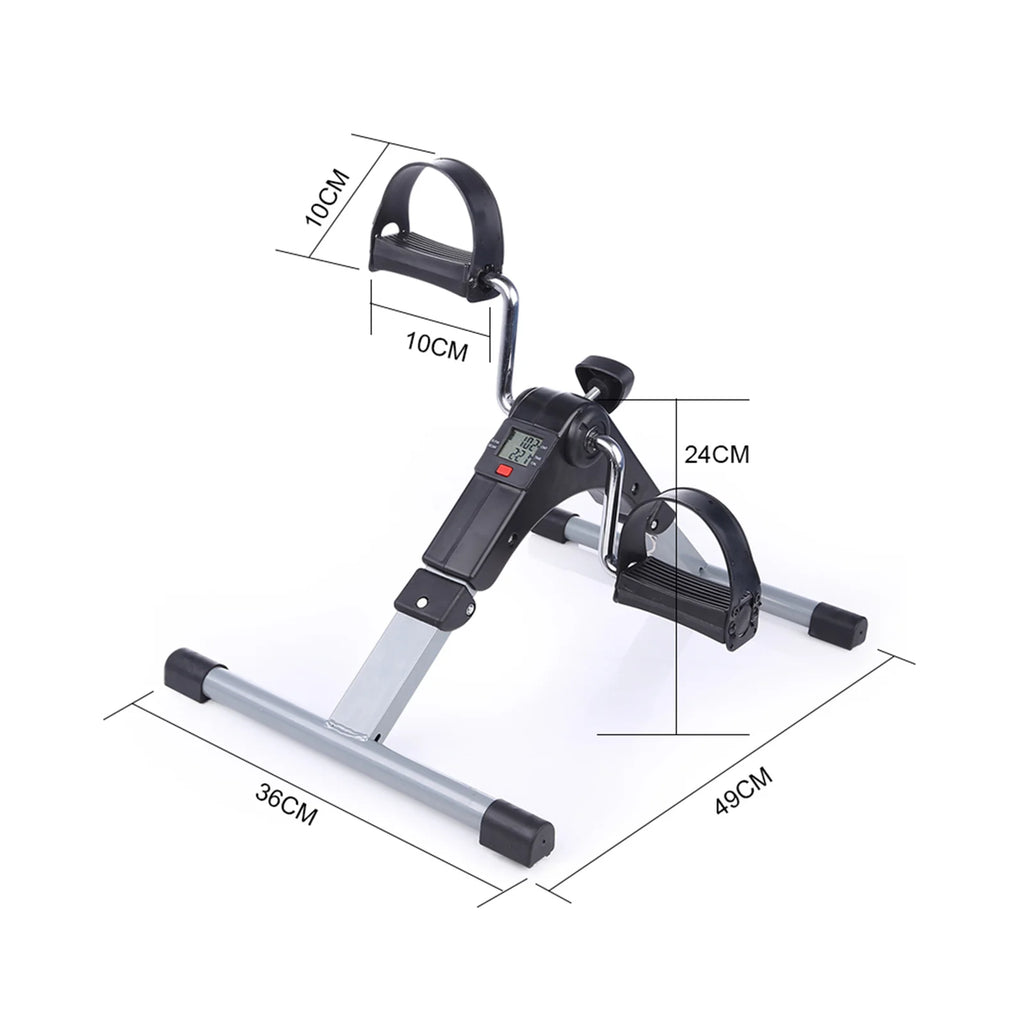 Folding Pedal Exerciser with LCD Display Q6502