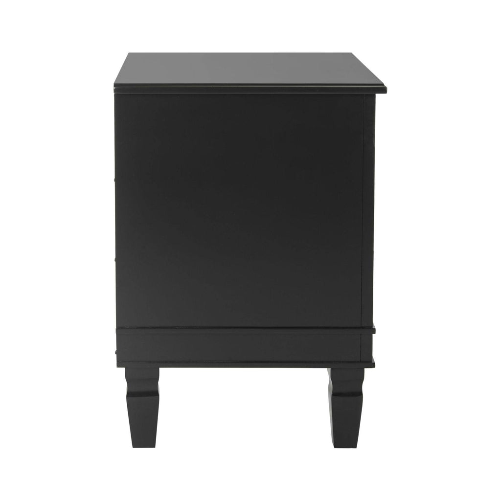 Black Three Drawer Night Stand I498743