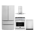 30 Gas Range, Wall Mount Range Hood, Refrigerator with Ice Maker and Dishwasher C745