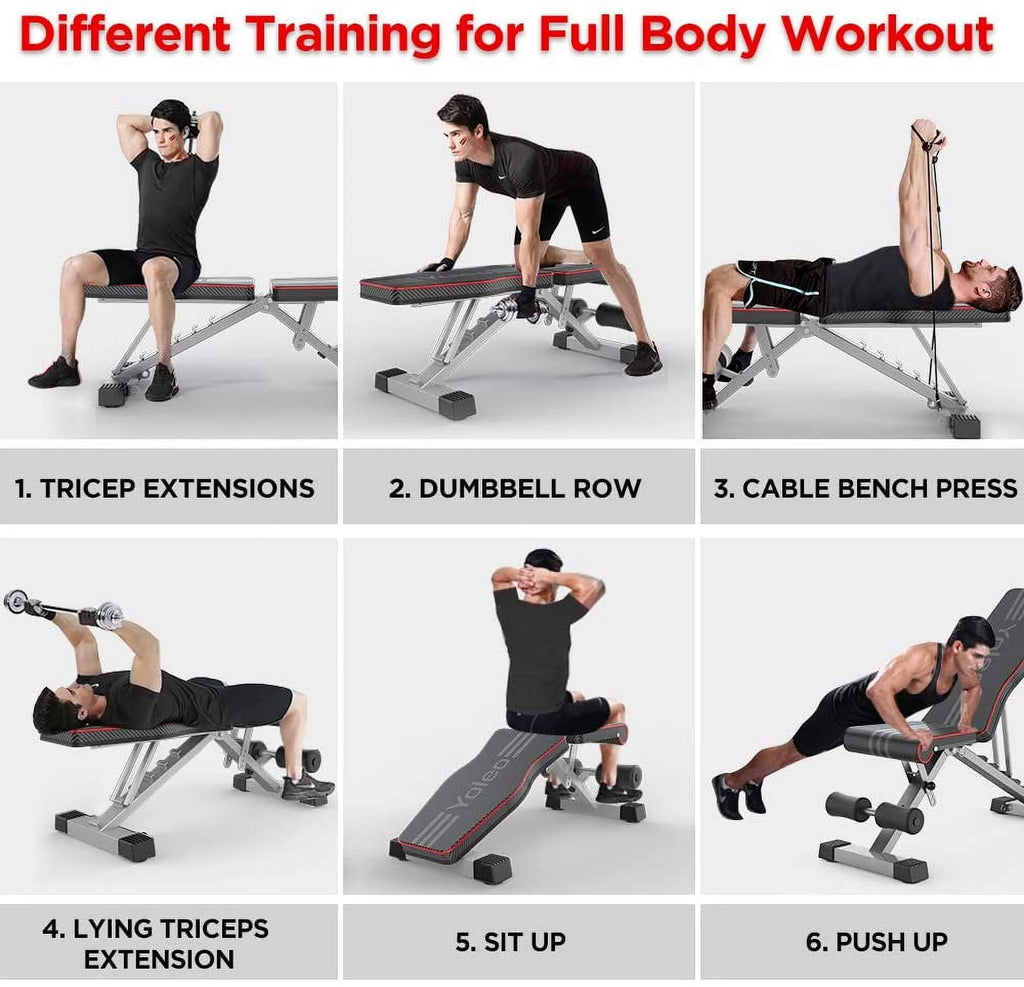 Adjustable Foldable Weight Bench P919