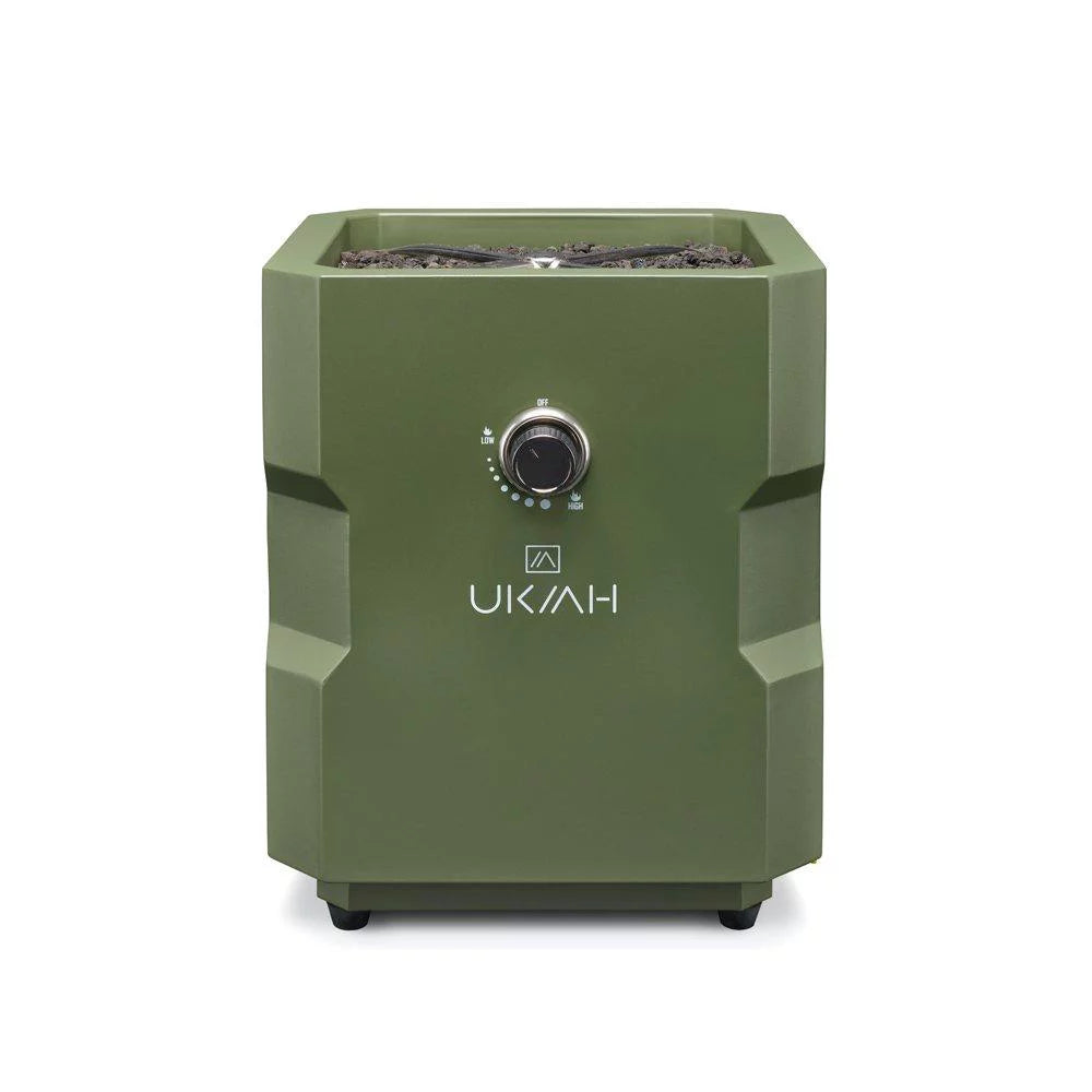 Green Portable Propane Fire Pit H7757