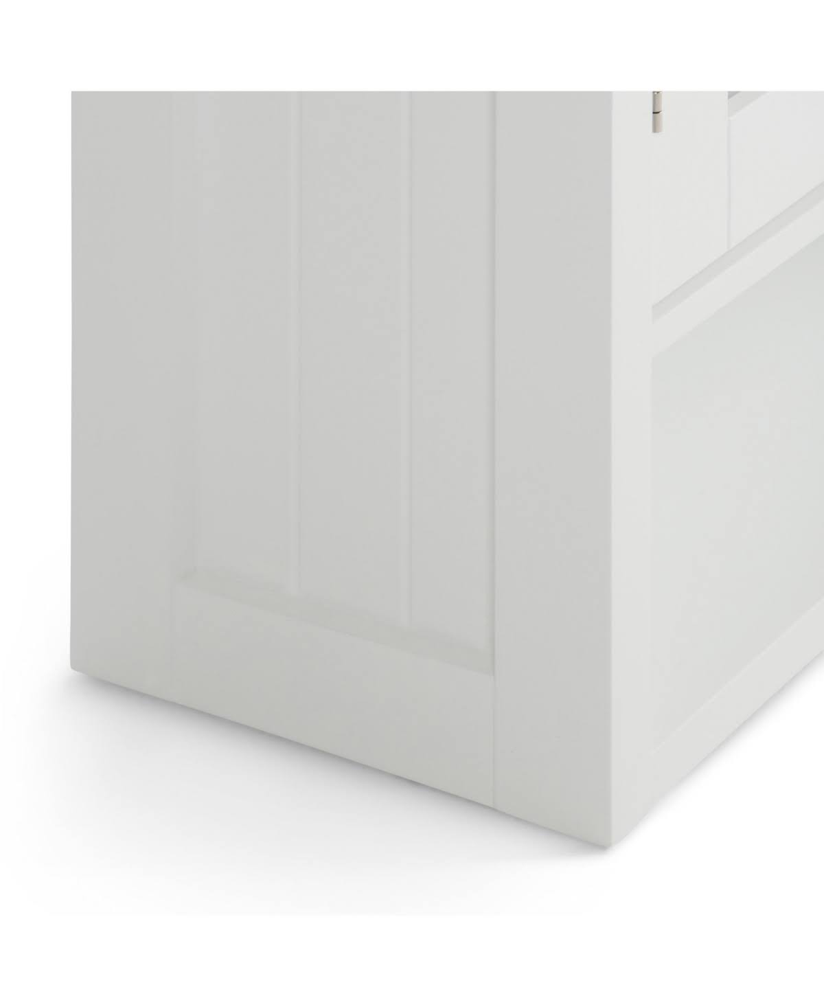 Double Door Wall Cabinet in Pure White T6873